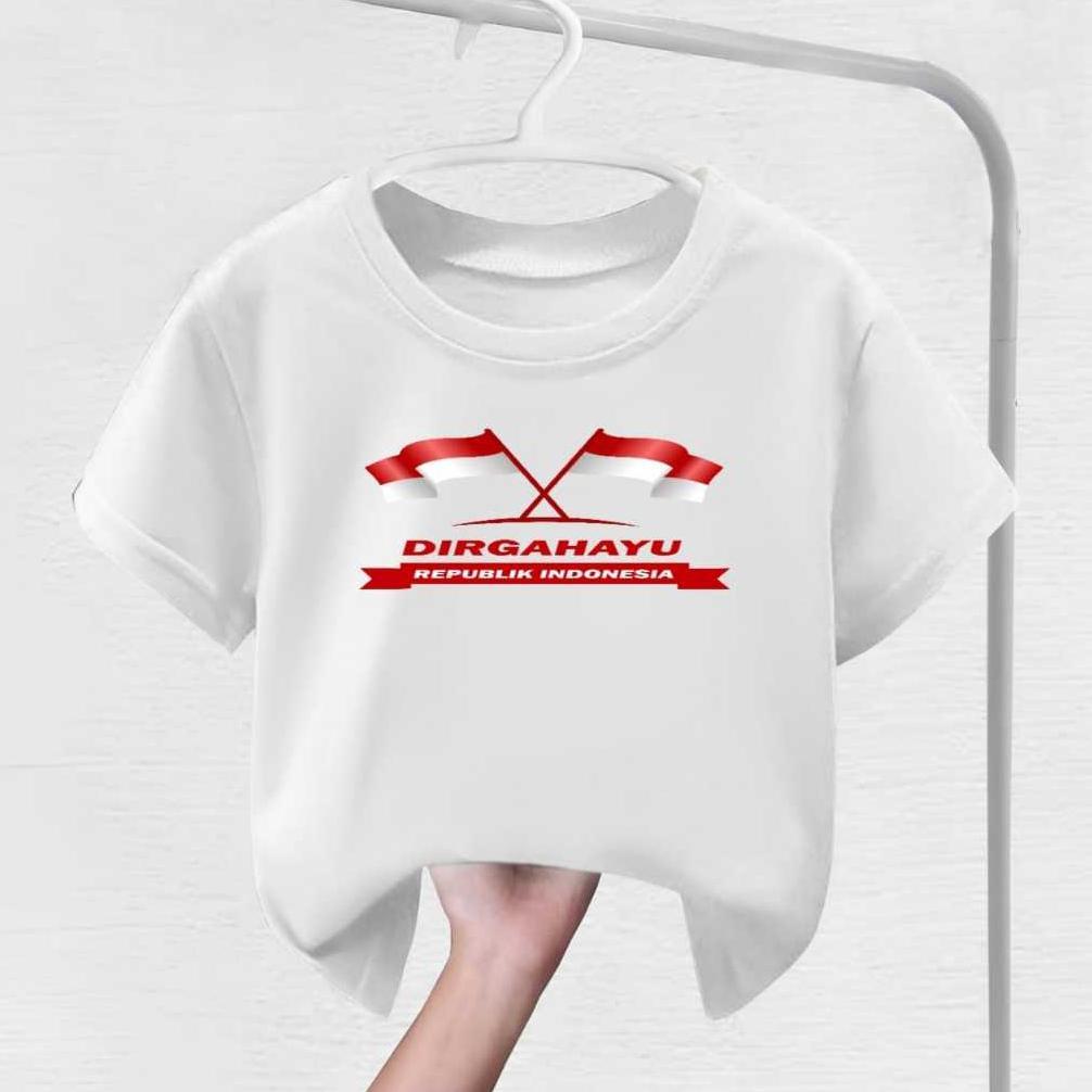 Best Seller Redlove / Kaos Anak 17 Agustus 2025 / Baju 17 Agustus  Naik Pensil / Pakaian 17 Agustus 