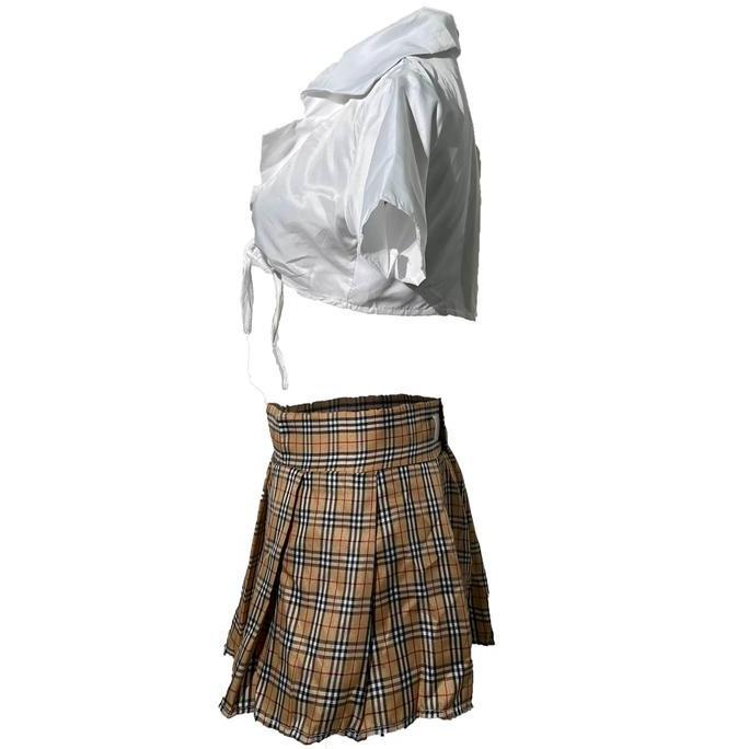 [ Redpink ] Stelan Cosplay Seragam Student Murid Jepang School Sekolahan Lingerie Premium Fit Atasan