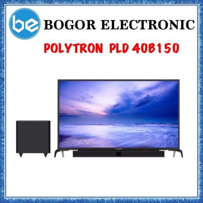 TERLARIS PLD 40B150 CINEMAX SOUNDBAR LED TV POLYTRON 40 INCH PLD40B150