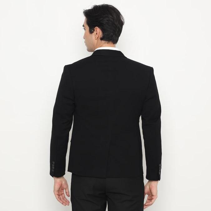 Jas Formal Pria Hitam Pekat Stretch (J.940.Jb) Andre Laurent