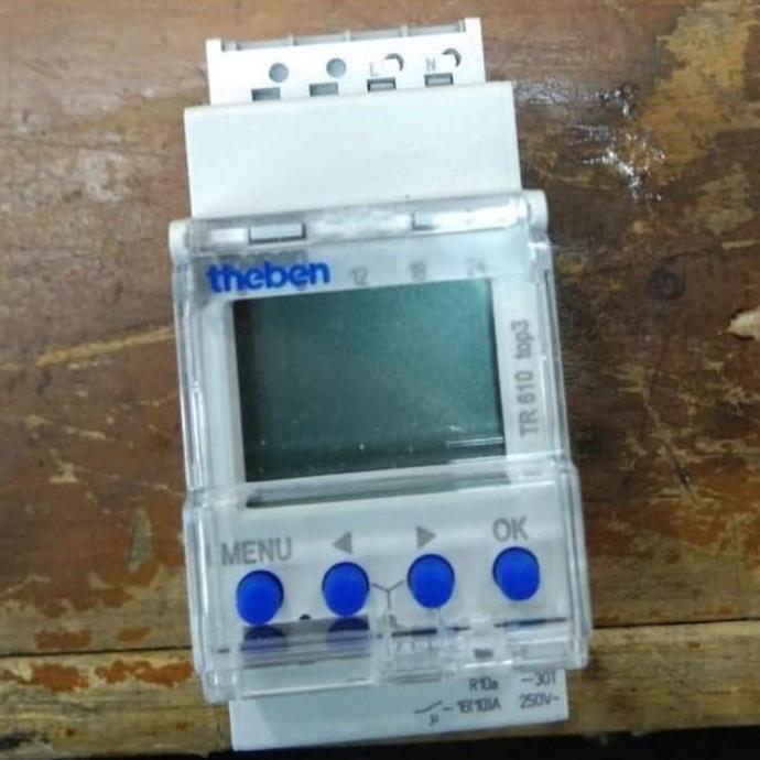 BEBAS ONGKIR - Theben Timer Digital TR610 TR 610 TOP 3 TOP3