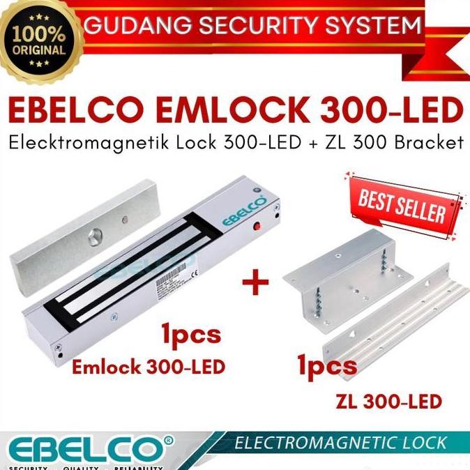 TERMURAH - Ebelco Em Lock 300 + ZL 300 Magnetic Lock