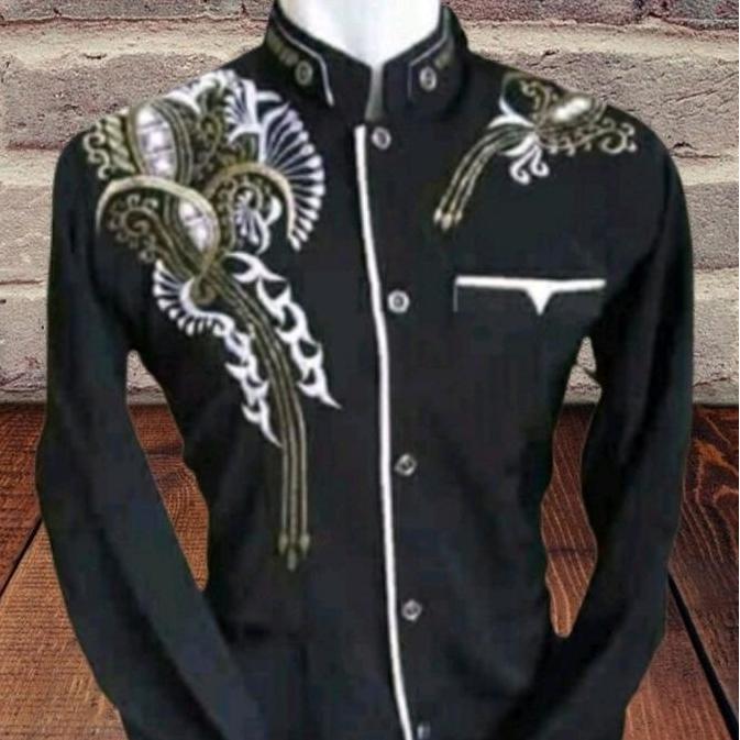 Jas,koko atau perpaduan kemeja model koko  bahan katun imago baju Muslim pria dewasa banyak pareasi 