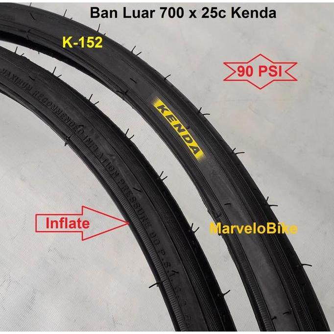 Ban Luar Sepeda Fixie RoadBike 700x25c 700 x 25c Kenda K-152