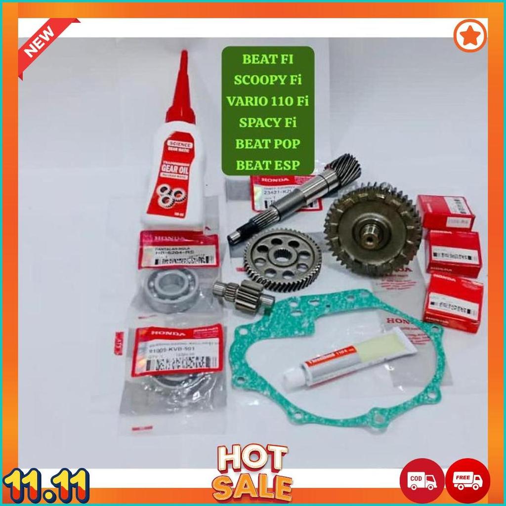 Gigi Gir Rasio Cvt Beat Fi Beat Pop Beat Esp Vario 110 Fi Scoopy Fi Spacy Fi Honda Kzl K44 K81 Set L