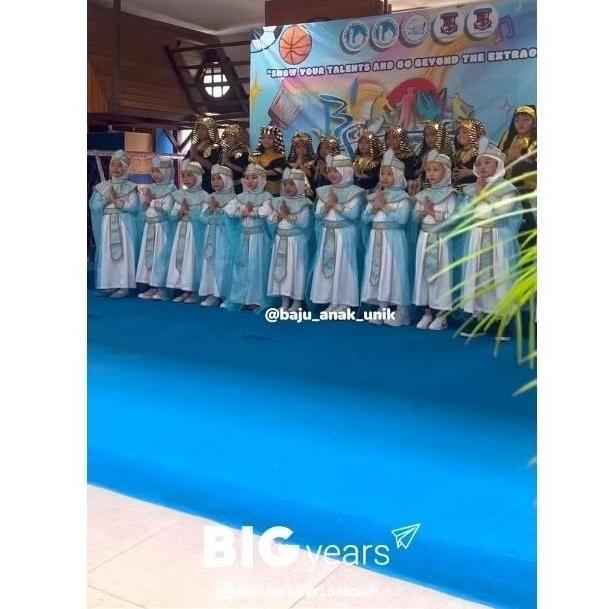 Diskon Kostum Cleopatra/ Kostum Ratu Mesir / Kostum King Egypt / Kostum Raja Mesir / Baju Raja Anak/