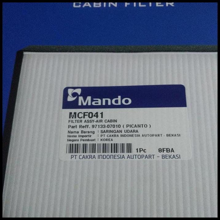 TERLARIS FILTER AC KIA PICANTO ALL UNTUK SEMUA KIA PICANTO 2004-2013 