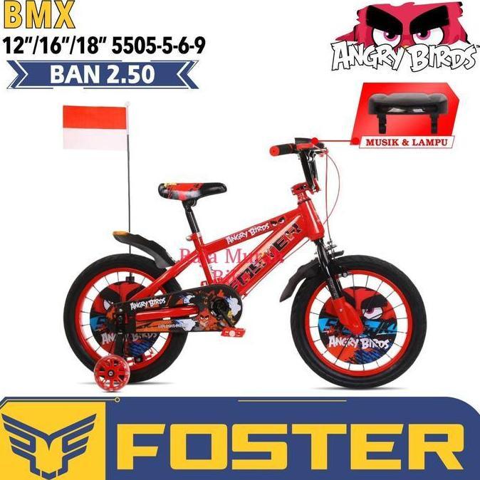 Sepeda Anak Bmx Foster 12 Inch Sepeda Anak Laki Laki BMX 12 Inch Pompa