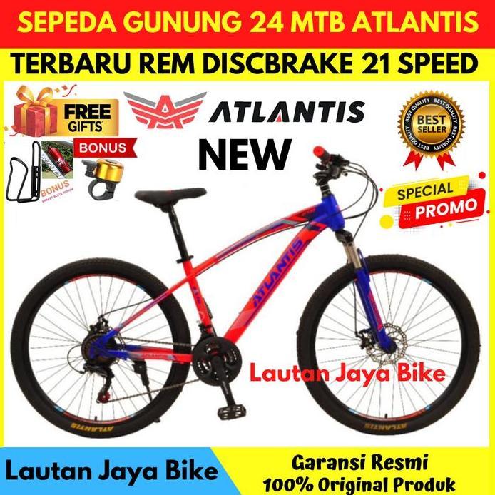 Sepeda Gunung 24 MTB Atlantis Sporty 730 New