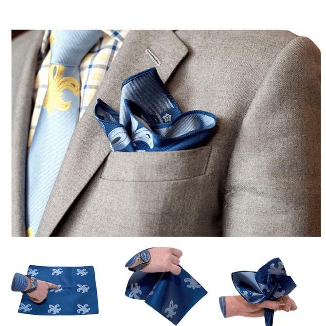 ARCHIE POCKET SQUARE sapu tangan saku sapu tangan kantong sapu tangan jas