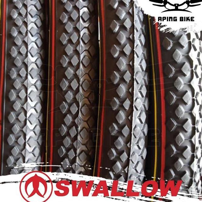 Ban Luar Sepeda Swallow 20 x 175 S-109 Les Kuning Merah 20 x 1.75 BMX