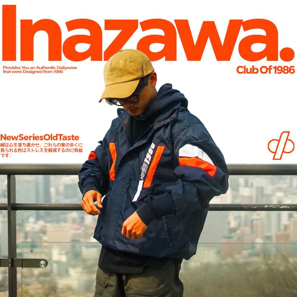 exclusive club of 1986 inazawa retro vintage windbreaker oversize jacket