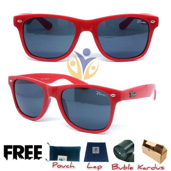 Kacamata merah putih wf classic anti uv400