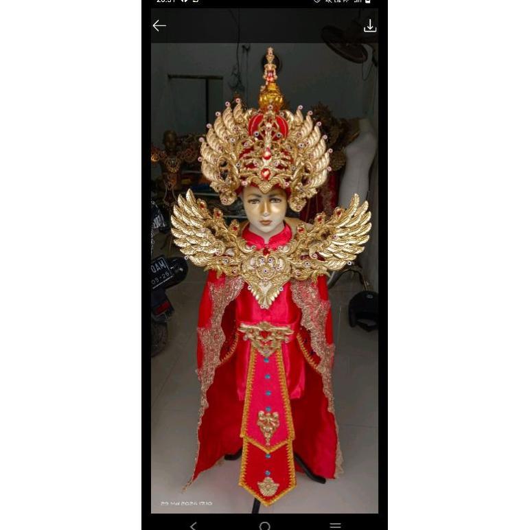 Best Seller Kostum Karnaval Anak Desain Keren Warna Merah