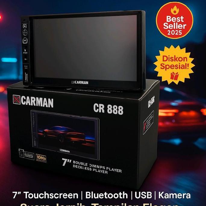 Head Unit Doube Din Deckless Carman Deckless Usb Mp5 Carman