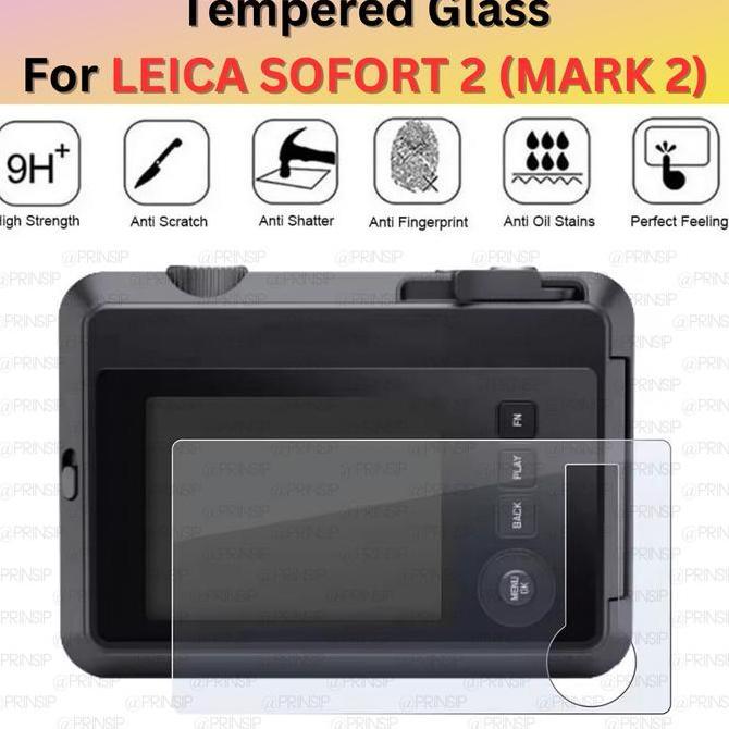 Screen Protector Layar LEICA SOFORT 2 Camera Tempered Glass Ricoh Kamera SOFORT2 Mark 2 Anti Gores R