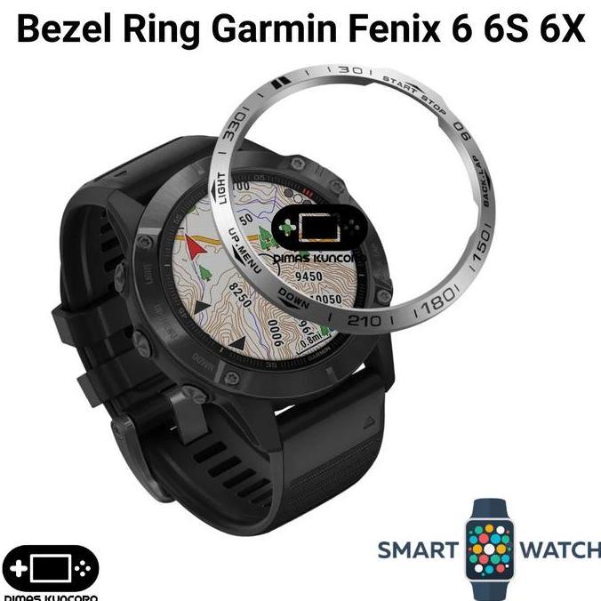 Bezel Ring Garmin Fenix 6 6X 6S Cover Case Bumper Casing Protector Metal Case Frame Garmin Fenix 6 6