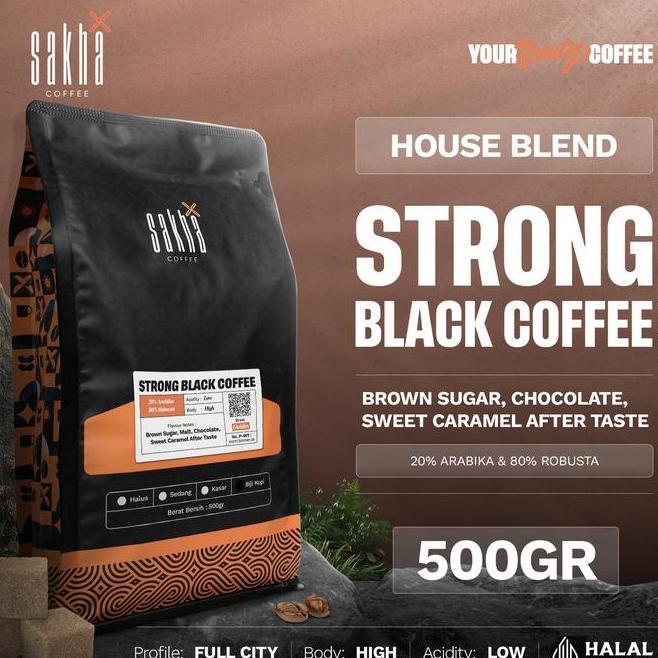 Kopi Espresso Blend Strong Bla Coffee Bean Kopdar Gr Bubuk