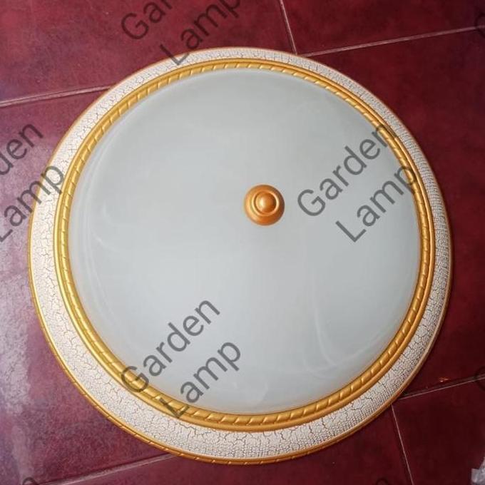 Lampu Plafon Kaca - Ruang Tamu - Bulat - Lplafon 016 Besar