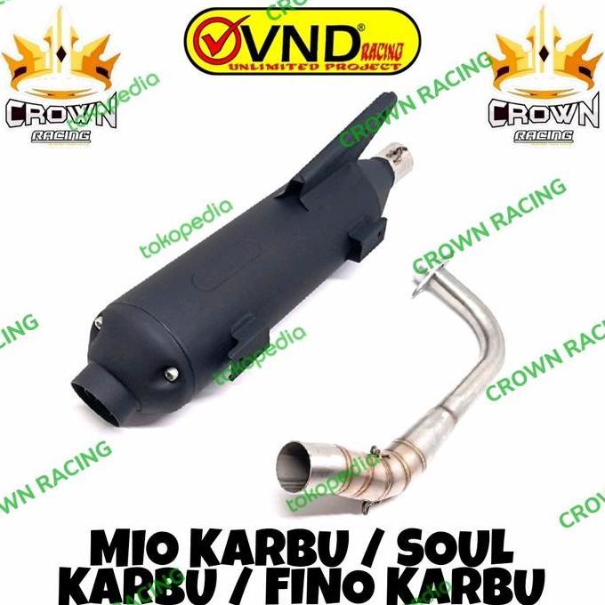 Knalpot Tsuki Std Racing VND Mio Karbu / Soul Karbu / Fino Karbu Motor Motorcycle