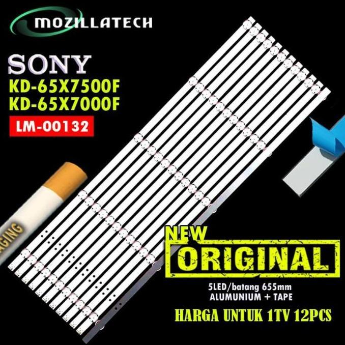 Grosir Backlight Sony Kd-65X7500F Kd-65X7000F 65X7500F 65X7000F 5Led Batang 655Mm Original Baru Plug