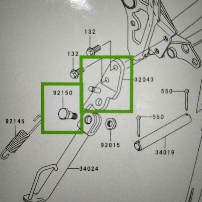 Braket bracket braket breket standar standart samping zx130