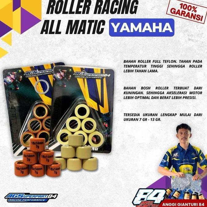 AGS06 PAKET KIRIAN LENGKAP RUMAH LOLLER COSTUM MATIC YAMAHA Upgrade CVT & Ring Pully 5 in 1 Garansi 