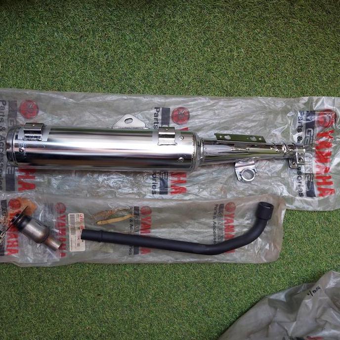 Knalpot Muffler Pipa Exhaust Leher Saringan Jupiter Z 2003 2004 2005 Ori YGP Kode 5TP