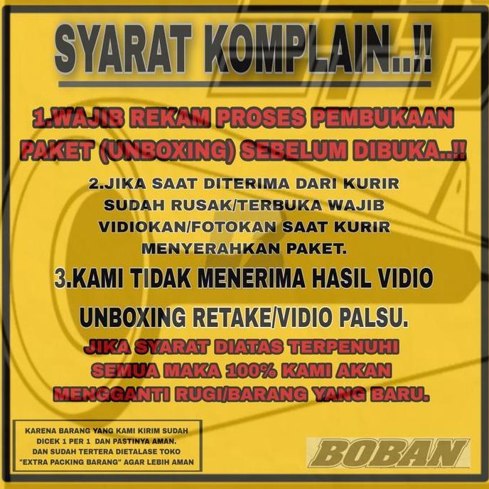 BOBAN FULLSET KNALPOT BOBAN C33 BOBAN C39 DAN NVKLIR