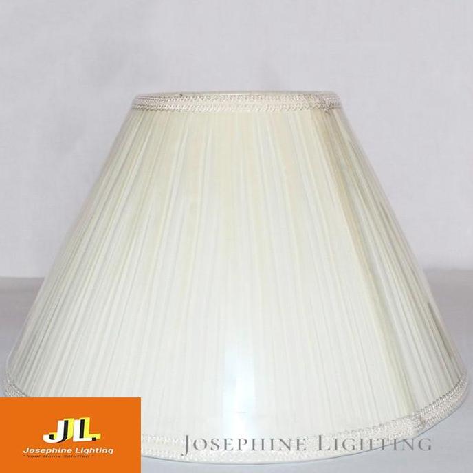 Kap Lampu Meja Bahan Kain Plisket