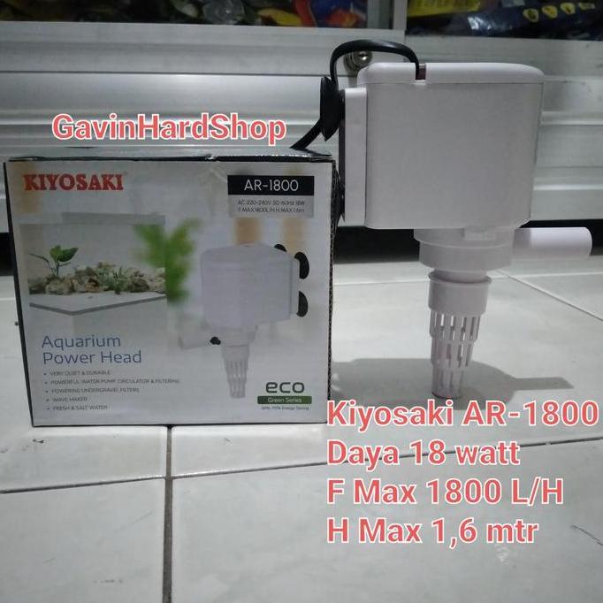TERBARU - Pompa Aquarium Pompa Power Head Pompa Celup Kiyosaki AR-1800 1800 L/H
