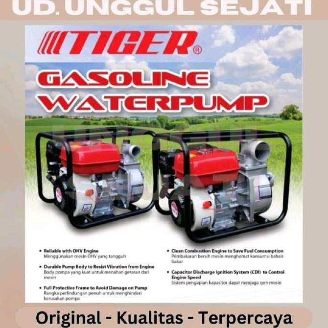 NEW Pompa Air Tiger. Pompa Alkon. Tiger TGP80. Ukuran 3 inch. Pompa 3 dim
