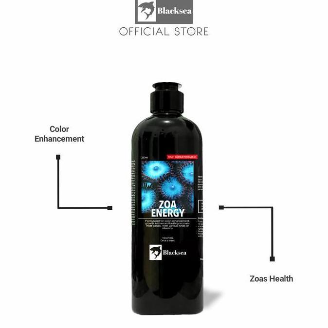 TERLARIS PERAWATAN IKAN CORAL BLACKSEA ZOA ENERGY NUTRISI CORAL VITAMIN CORAL