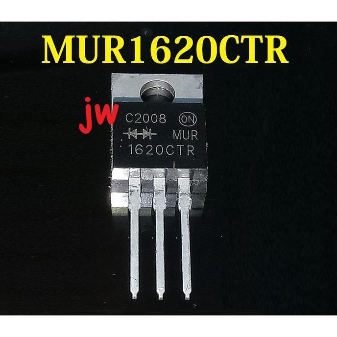 Baru (1) MUR1620CTR MUR1620CT MUR1620  Dual Fast Recovery Diode 16A 200V TO-220 jwelek70 Ayo Beli