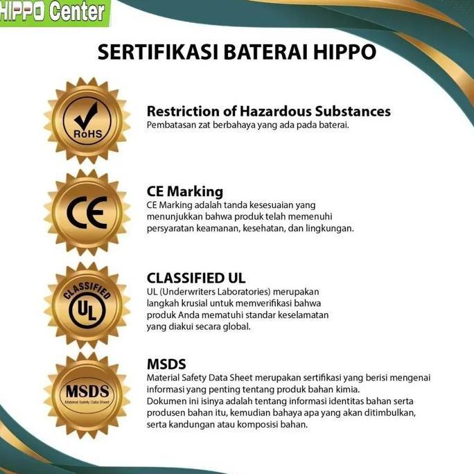 TERMURAH - Hippo Baterai Compatible iPhone SE 2020 Battery Hippo Tanos iPhone SE DoublePower