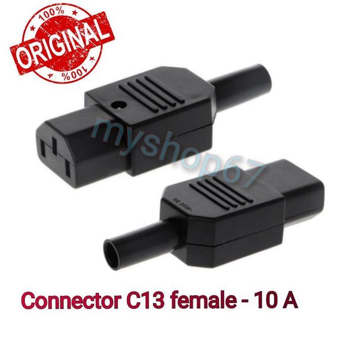 IHDADI Konektor C13 female - 10 Ampere ( Socket C13 female )