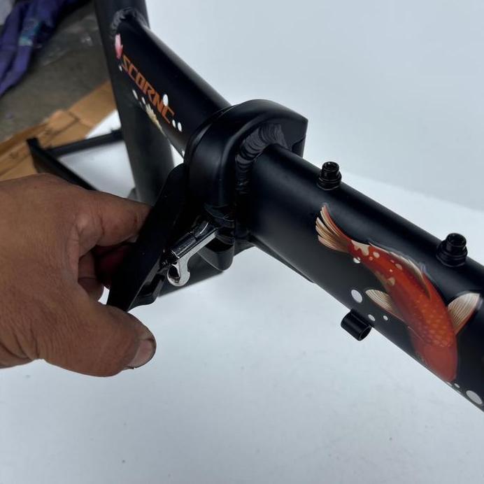 Ready Frame batangan set syte KOI sepeda lipat ban 16 bahan alloy discbrake