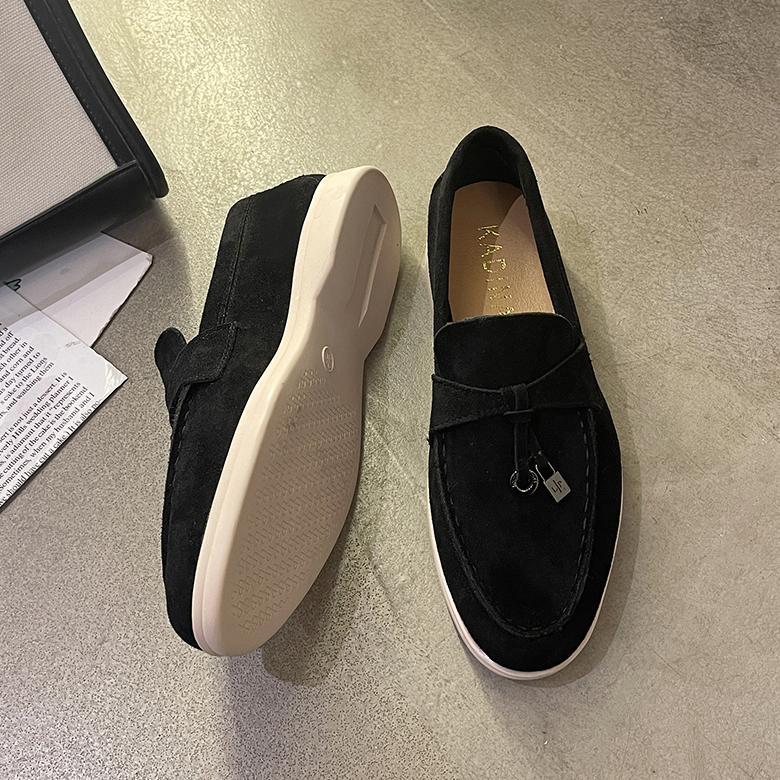 Official Sepatu Pantofel Hitam Loafers Flat Cod Wanita Korean Style Kekinian Premium Import Cina Hit