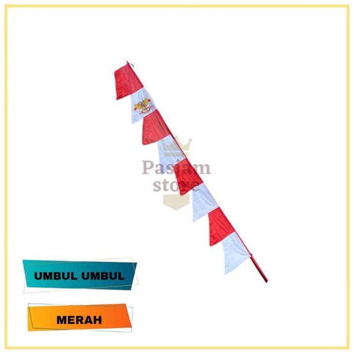 10 Pcs Umbul - Umbul Warna Warni 8 Gergaji Kain
