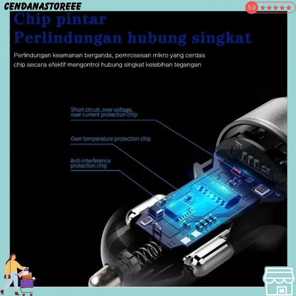 2 Port Usb Fast Charging Charger Mobil Charger Motor Beat Deluxe Nmax Pengisi Daya Ponsel Universal 