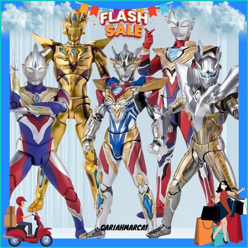 Original Ultraman Figure Ultraman Action Figure Mainan Ultraman Z Original Bandai-Cocok Untuk Koleks