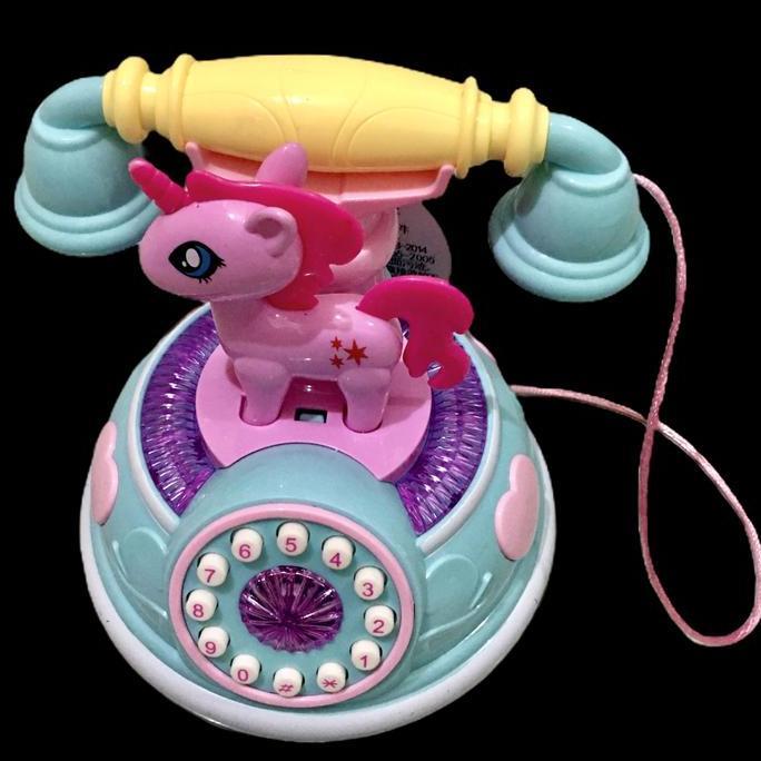 NEW MAINAN ANAK TELPON MODEL KUDA PONY UNICORN LUCU HARGA PROMO ORI