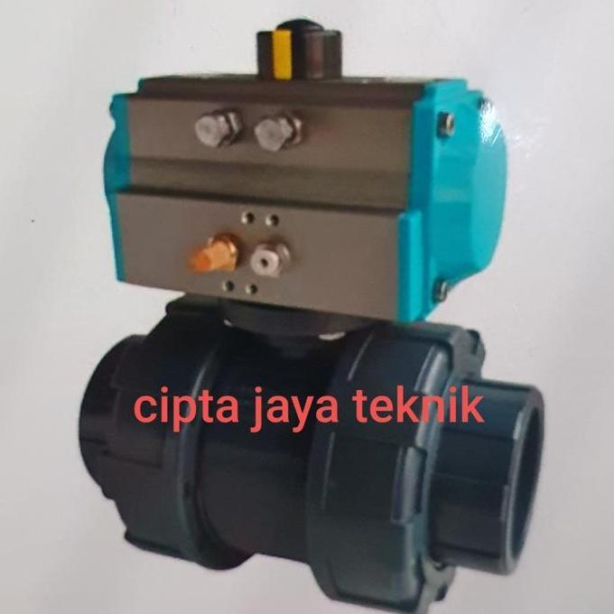 Ball Valve Pvc Pneumatic Actuator 1 Inch Double Acting Terbatas