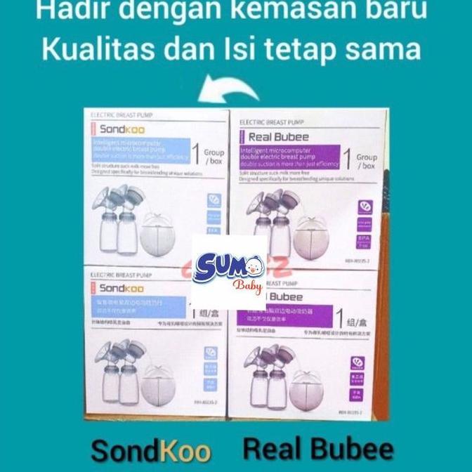 CUCI GUDANG - Pompa asi bayi elektrik real bubee double pump/pumping asi bayi ganda