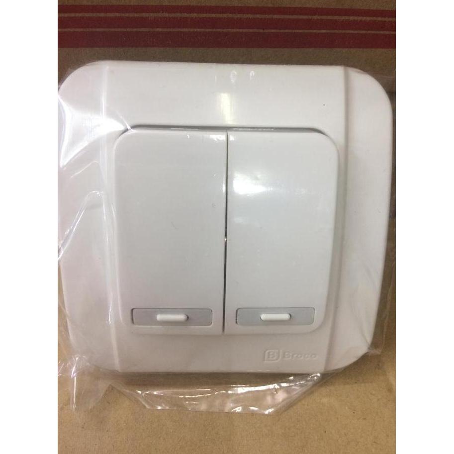 Saklar Seri Broco Galeo / Saklar Double Broco Galeo jualkabeldan844 dijamin
