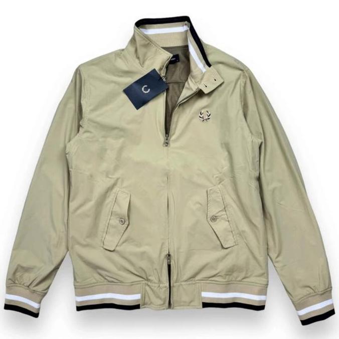 NEW FRED PERRY SWING TOP JACKET ORIGINAL NEW KHAKI NAVY BLACK PRIA JAKET ORI