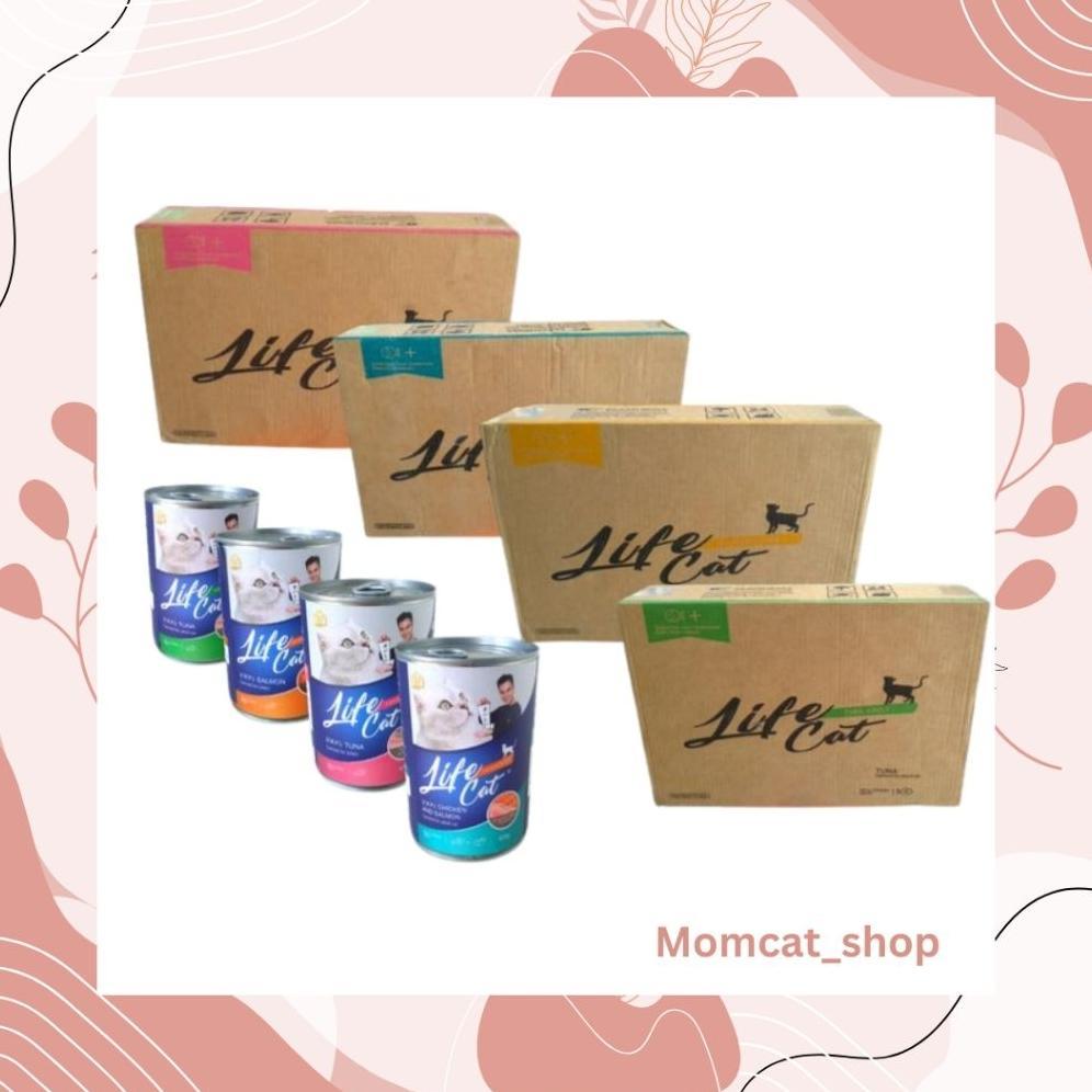 Life cat kaleng wet food 1 dus 24 pcs cargo