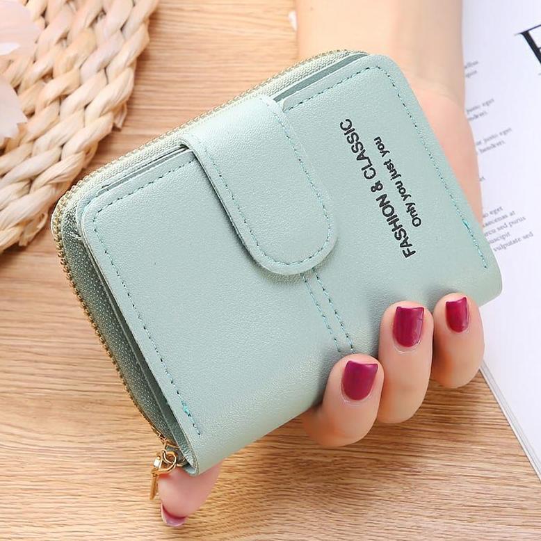 STOK TIPIS Dompet Lipat Wanita Dompet Mini Dompet Genggam Viral 2023