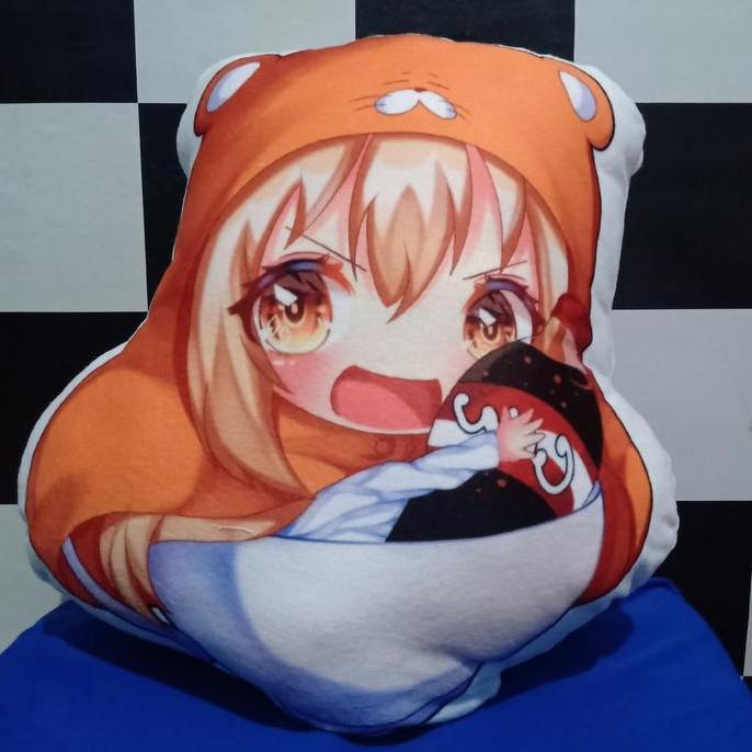 TERLARIS PILLOW / BANTAL BONEKA ANIME UMARU CHAN / WAIFU / ONIICHAN