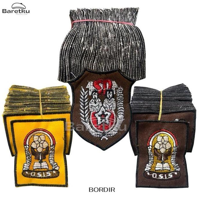 BET BORDIR SEKOLAH SD SMP SMA PRAMUKA KUMPLIT (KODIAN)